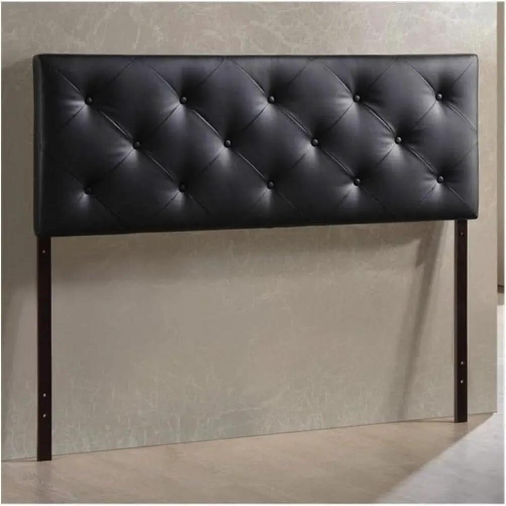 Elegant Modern Faux Leather Upholstered Headboard for Bedrooms from PriceLows™