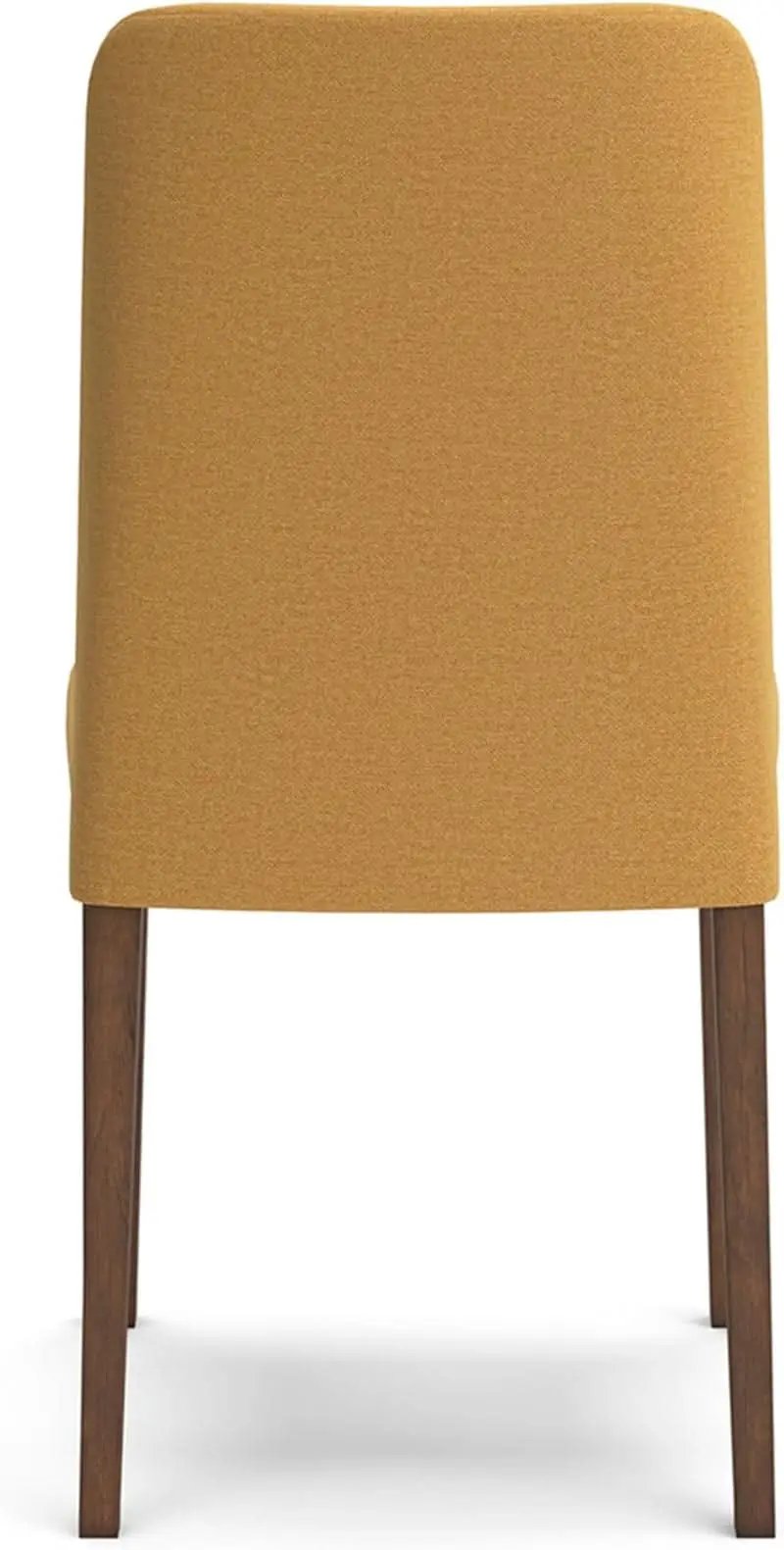 Lyncott Upholstered Dining Chair Yellow And Brown Foam Cushion from PriceLows™