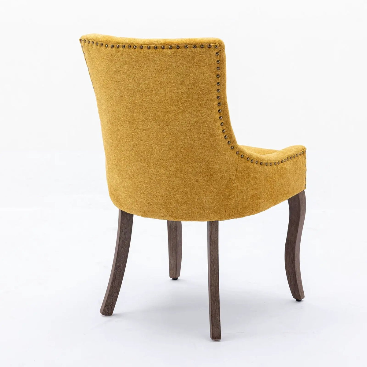 Ultra Side Dining Chairs | Set Of 2 | Luxurious Fabric | Mid-Century Modern Look