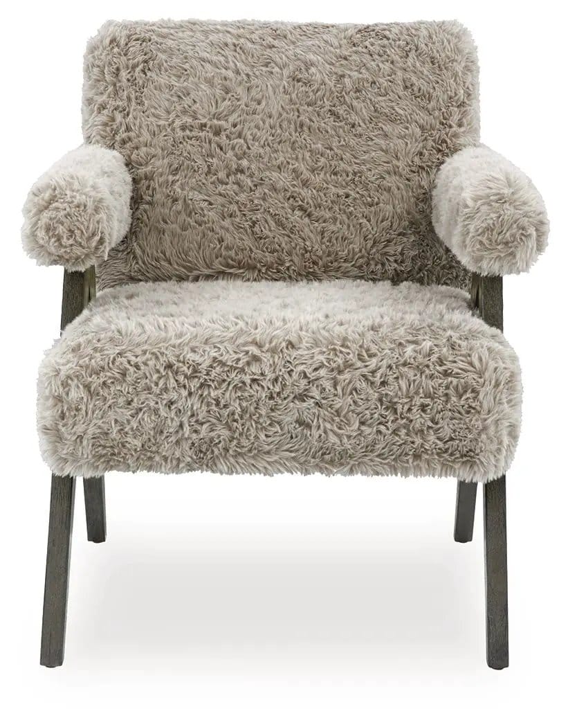 Goda Accent Chair | 2 Pieces | Solid Wood & Faux Leather | Living Room