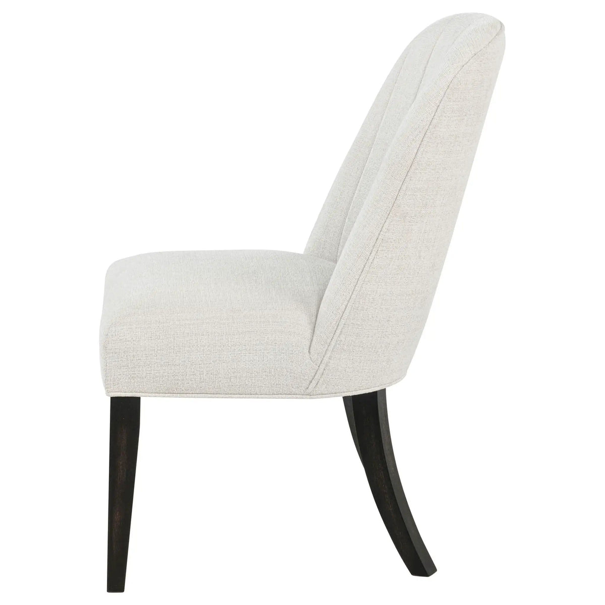 Leandro Upholstered Dining Side Chair Cream (Set of 2) | 21.75 x 26 x 37.5 in | Fabric | Dining Room