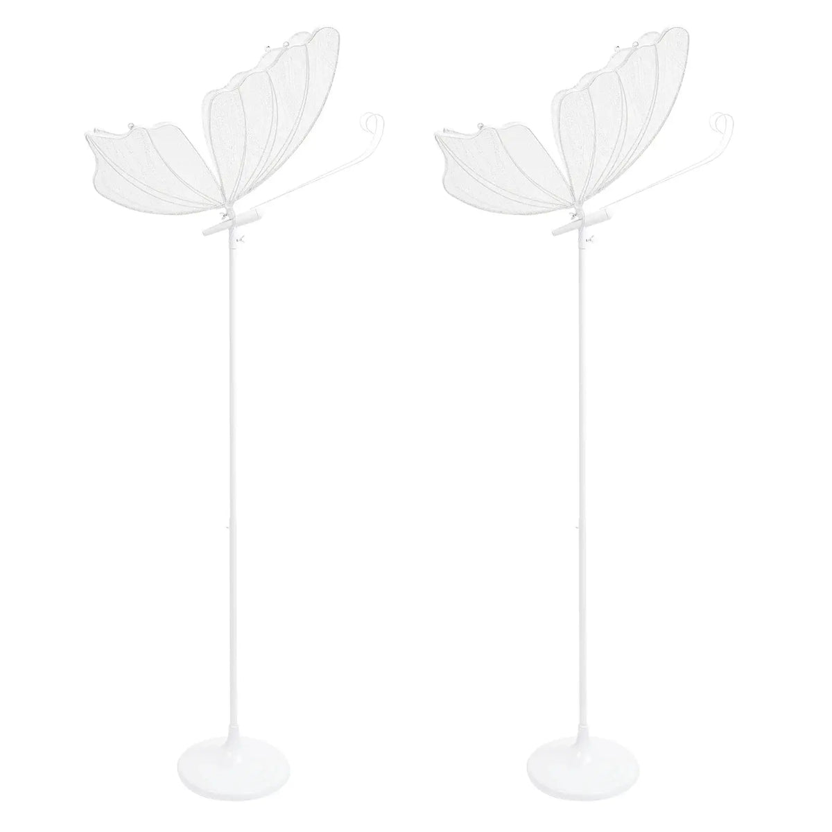 2PCS 48W Romantic Butterfly Floor Lamp,Wedding LED Light,Creative Butterflies Decoration Lights, Road Pilot Lamps for Home,Totel from PriceLows™