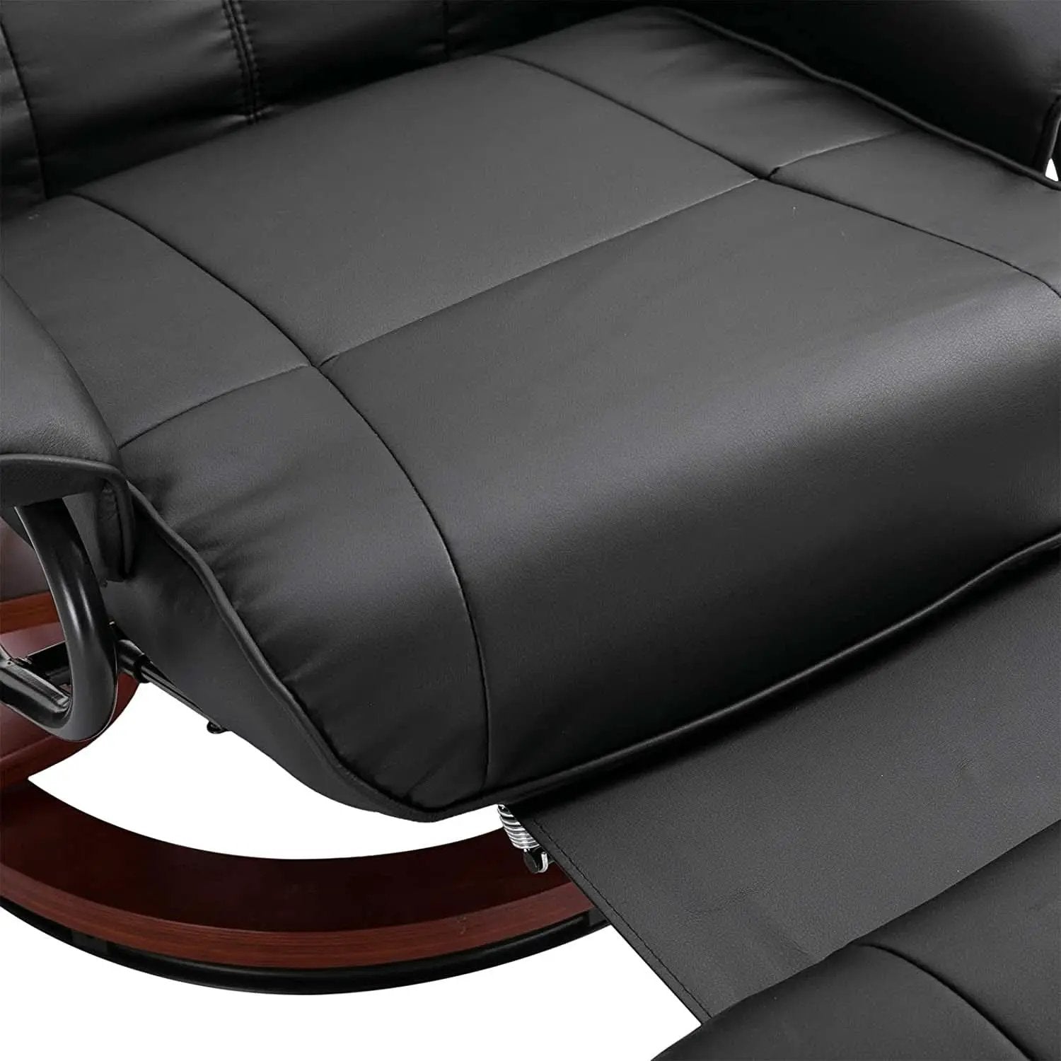Manual Recliner Chair With Footrest And Swivel Base from PriceLows™
