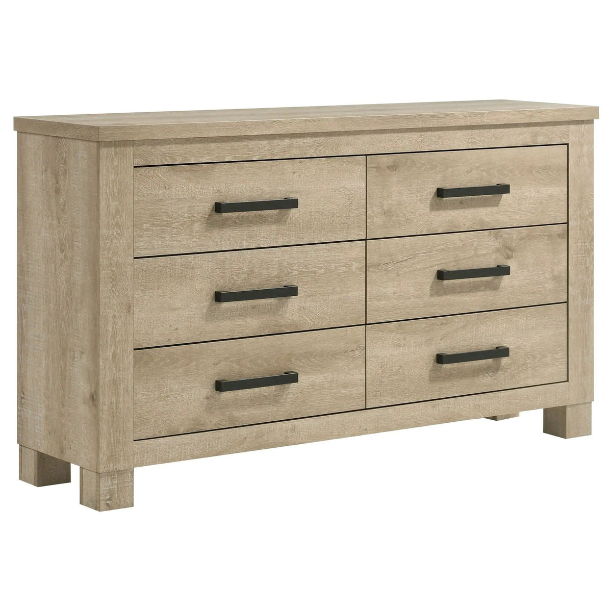 Oakglen 4-piece Eastern King Bedroom Set Weathered | 4-Piece Set | Engineered Wood & Veneer | Oak