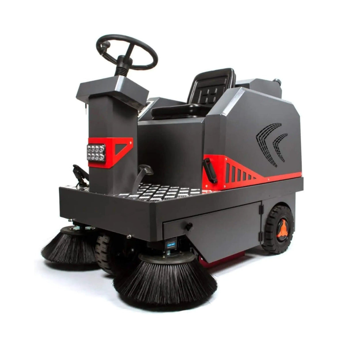 49 Inch Heavy Duty 1400W Electric Industrial Ride On Floor Sweeper With Dustbin | 49 Inch | 1400 Watt | Power Sweeper