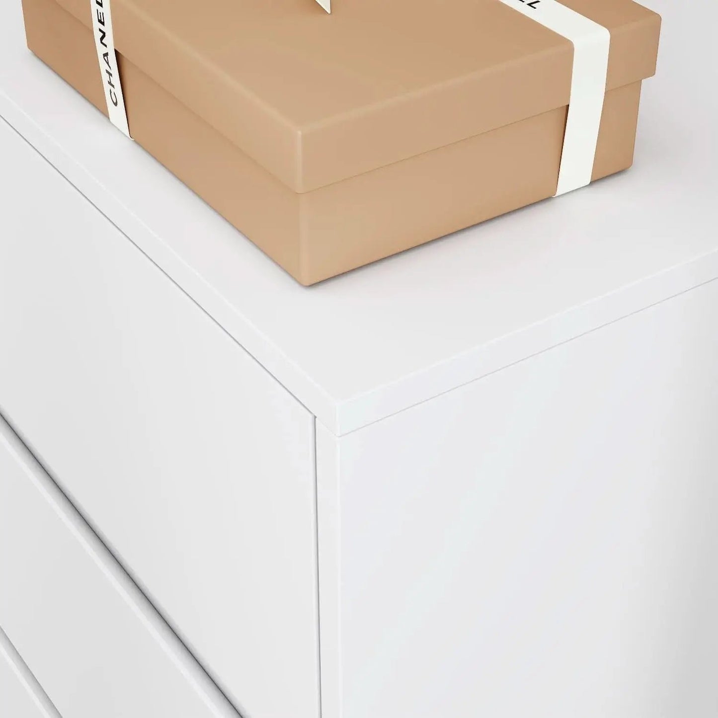 6 Drawer Dresser With Rotatable Tabletop White Home Office from PriceLows™