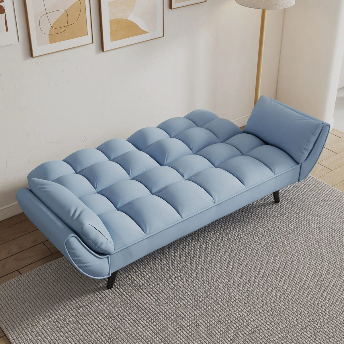 Convertible Sofa | Two Seater | Adjustable Back | Compact