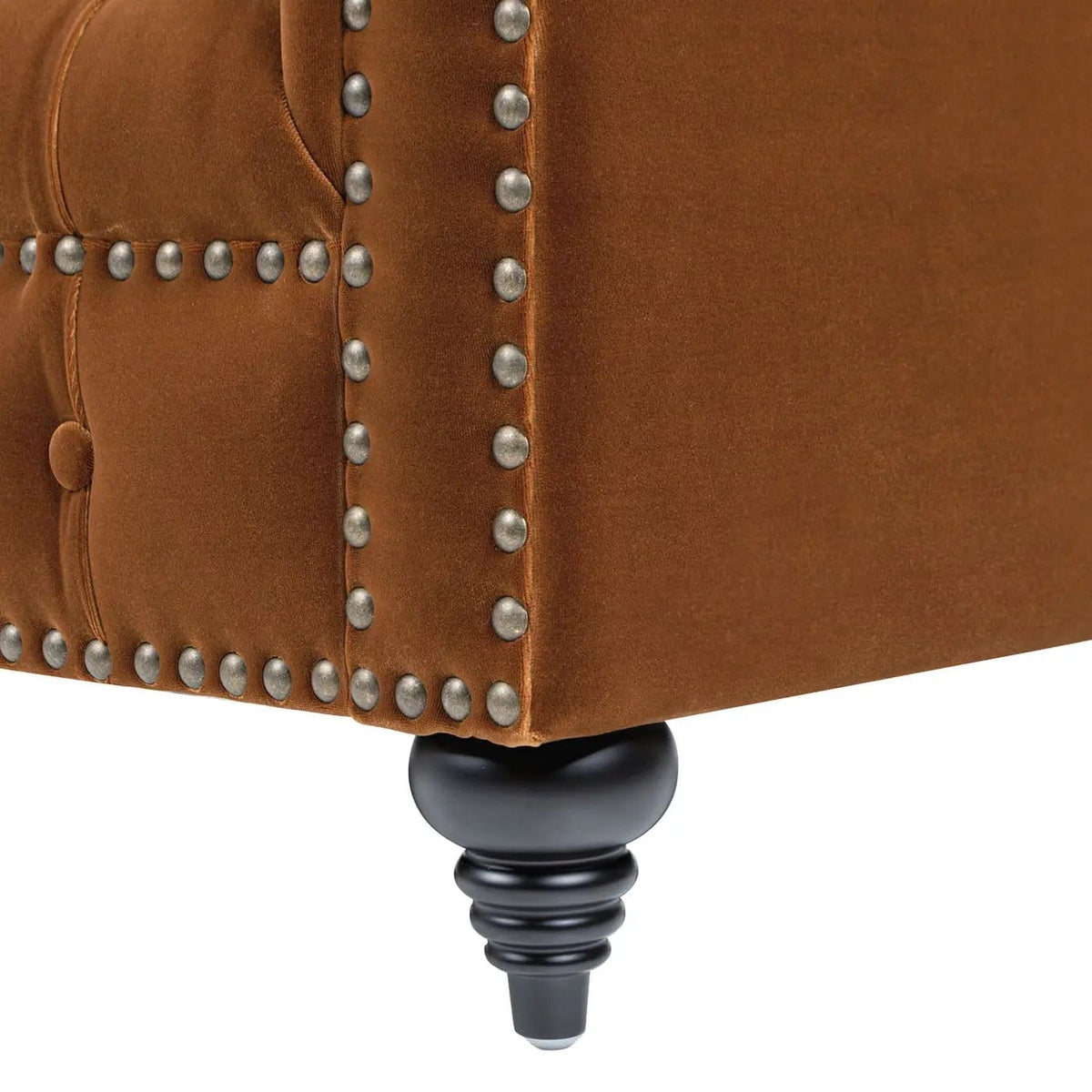 Alto Tufted Chesterfield Sofa | 2 Pieces | Fabric & Iron | Living Room