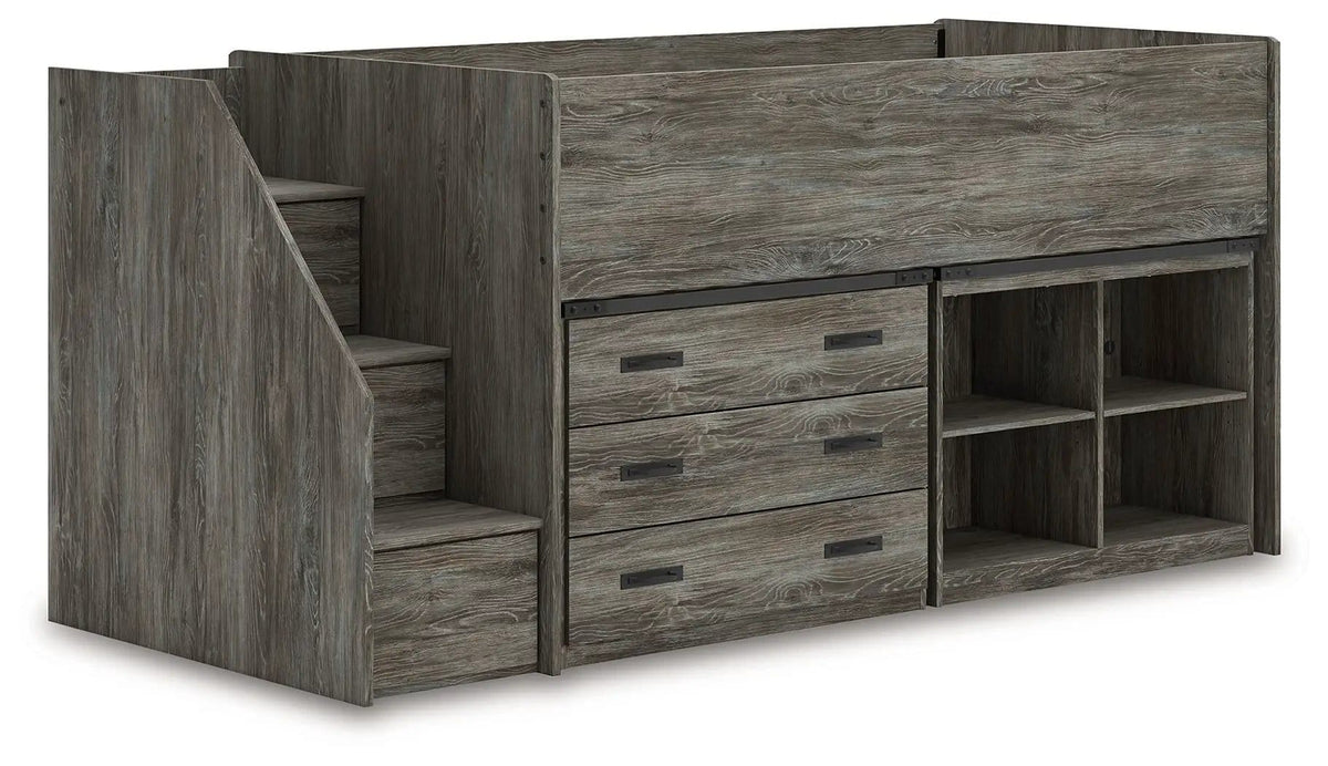 Frandern Loft Bed | 6 Pieces | Metal | Bedroom