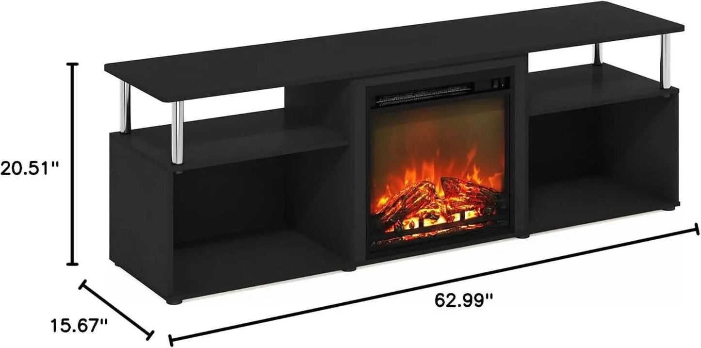 Entertainment Center With Electric Fireplace For 70 Inch TV from PriceLows™