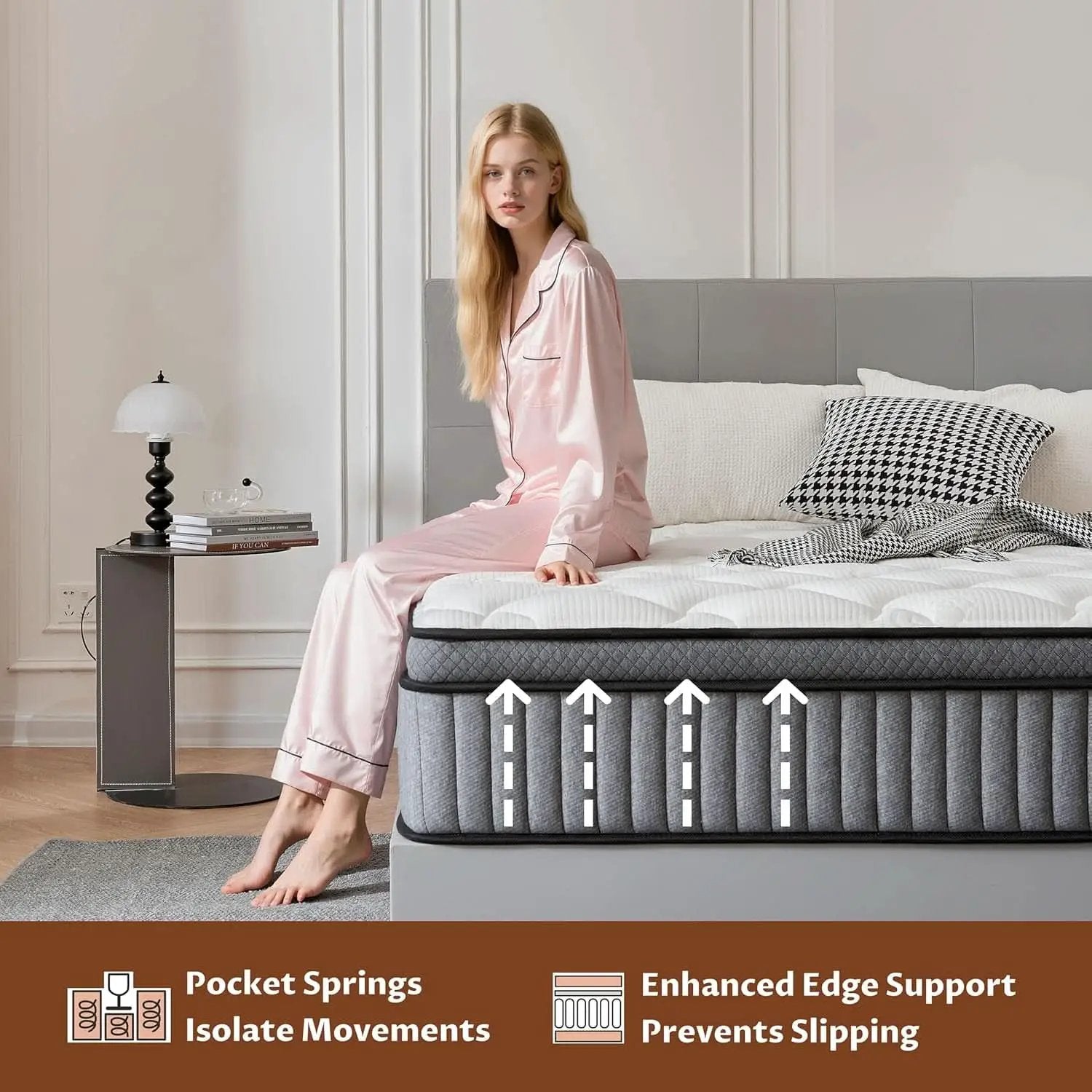 12 Inch Ultra Hybrid Cooling Gel Memory Foam Mattress from PriceLows™
