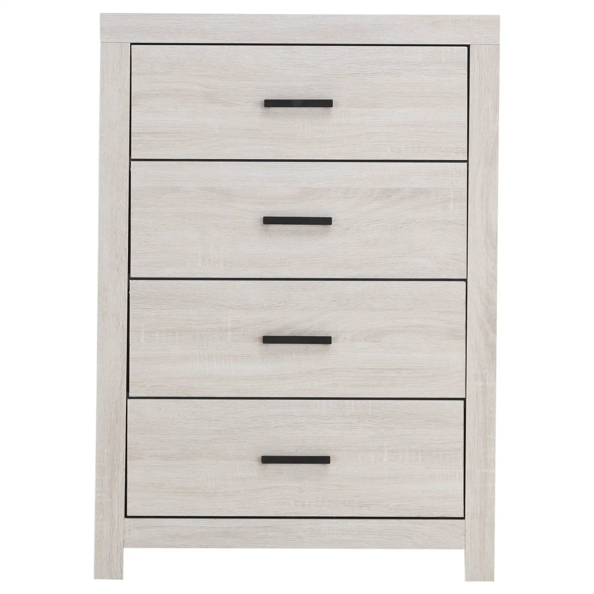 Brantford 4-drawer Bedroom Chest Coastal | 31.5 x 16.25 x 44.75 in | Engineered Wood & Veneer | White