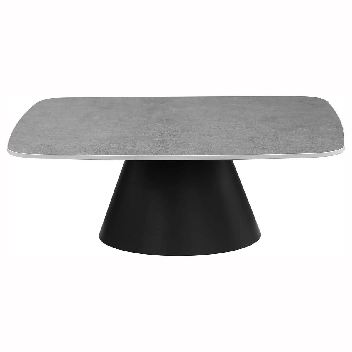 Eason 2-piece Cocktail Coffee Table Set Concrete and | 2-Piece Set | Concrete | Black