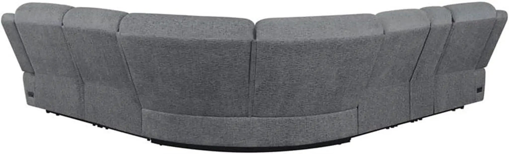 Bahrain 6 Piece Charcoal Motion Sectional Sofa Living Room from PriceLows™