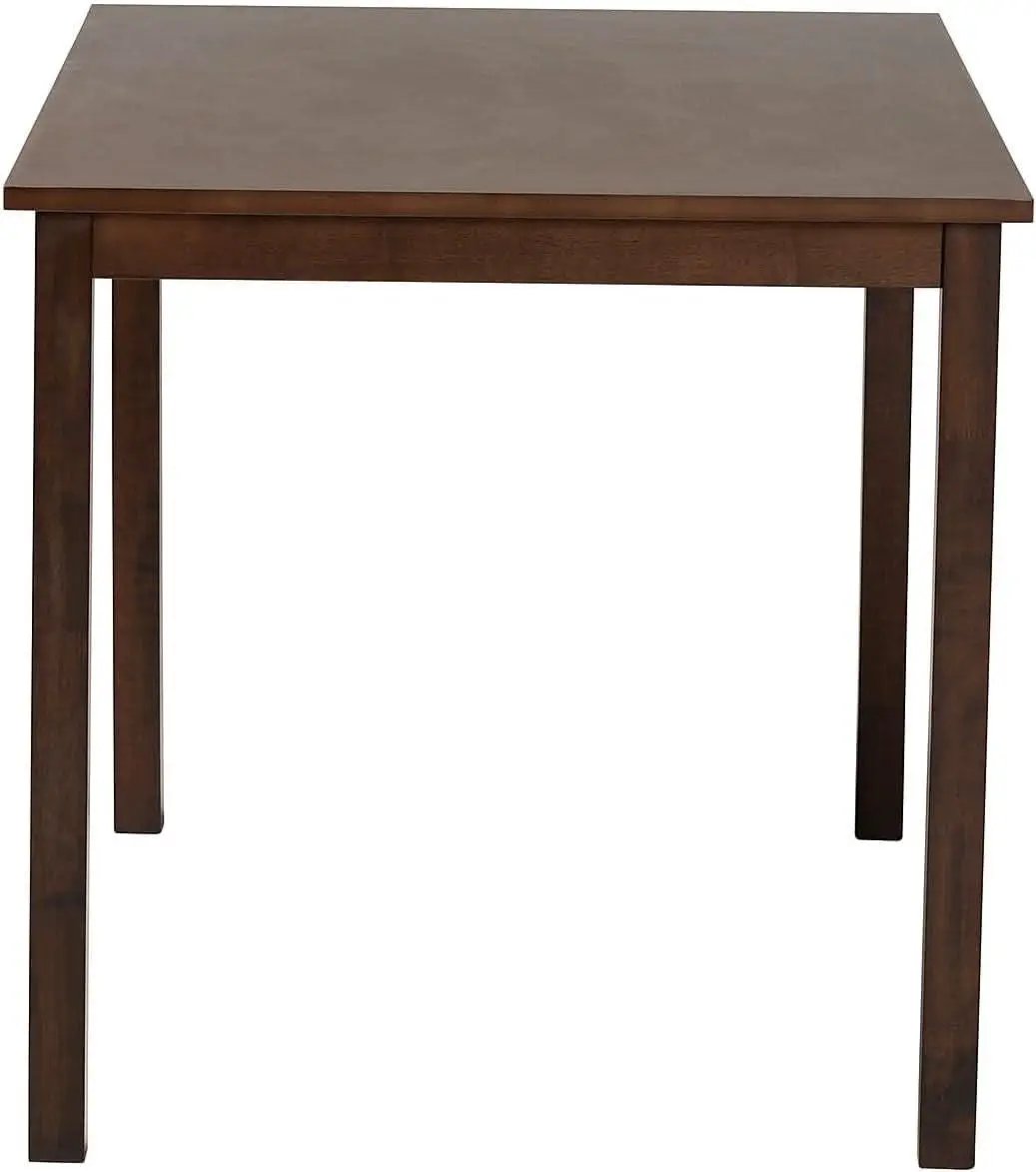 Andrew Modern Dining Table Dark Brown Hardwood Finish from PriceLows™