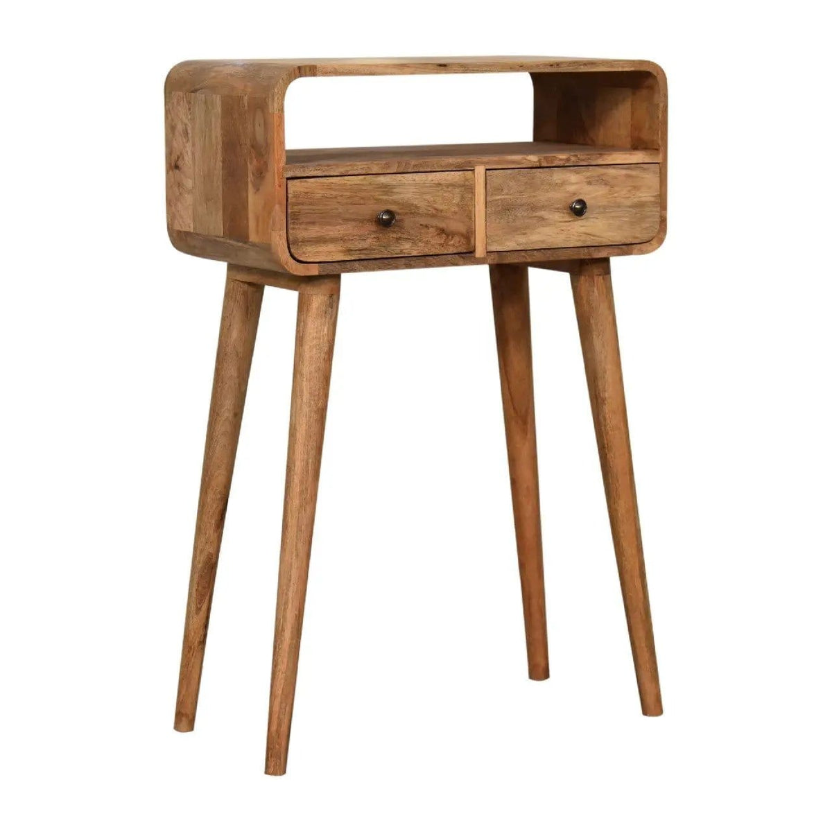 Curved Chestnut Console Table | 3 Pieces | Mango Wood | Living Room