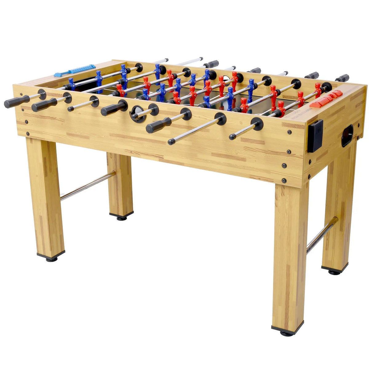 Hurricane Foosball Table | Engineered Wood | Steel Rods | Indoor Gaming