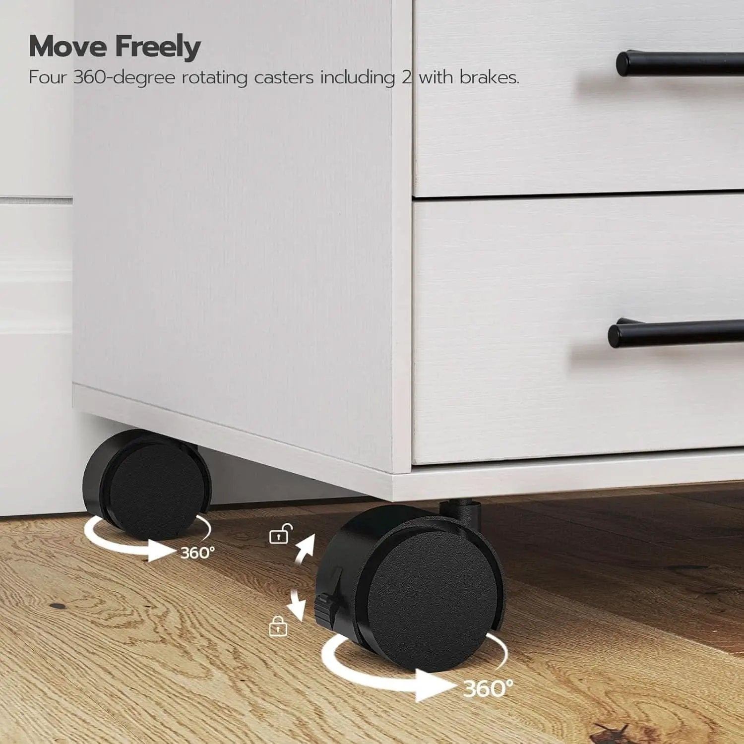 White 7 Drawer File Cabinet Storage For Home Office from PriceLows™