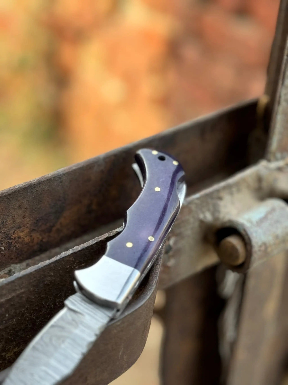 Custom handmade Damascus steel pocket knife | Damascus Steel | Hunting & Survival Knife | Home