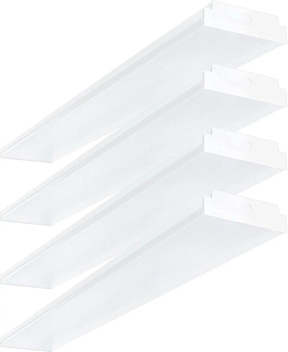 4Ft LED Wraparound Shop Lights 6000K 4400 Lumens 4 Pack from PriceLows™