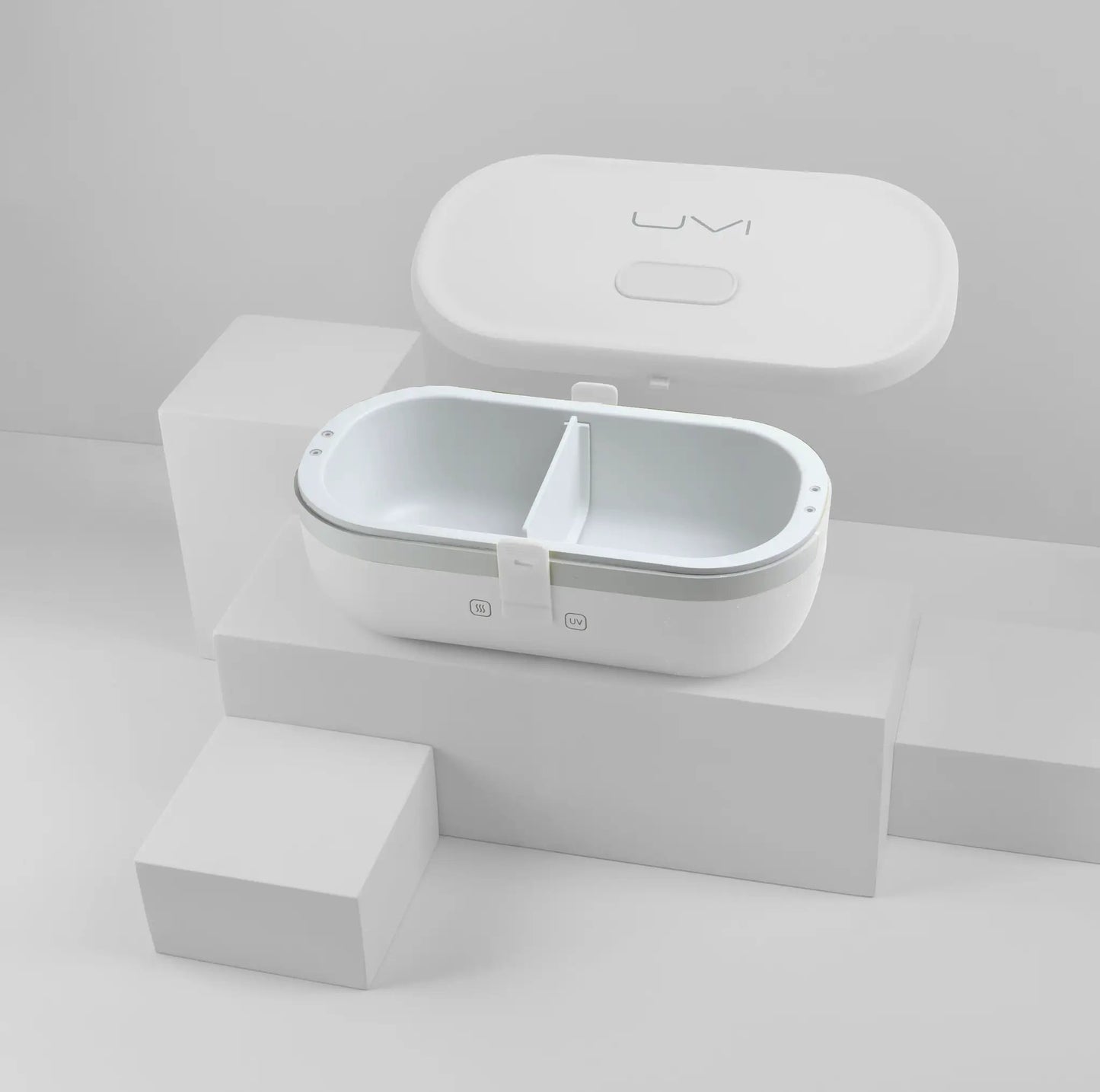 Self-Heating Lunch Box With USB-C Cord and UV LIGHT SANITIZER from PriceLows™