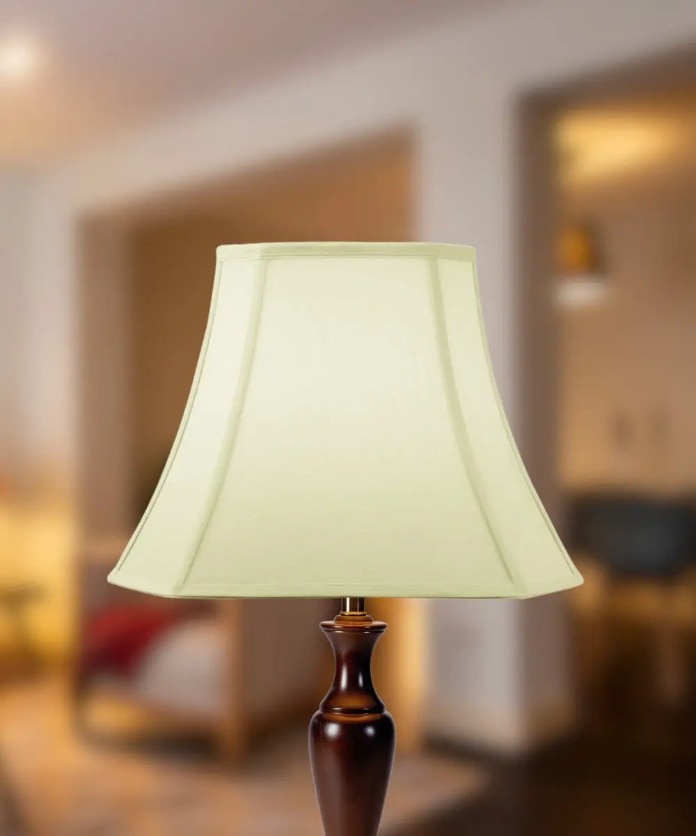 Lamp Shade | Square Cut Corner | 16W X 12H | Eggshell