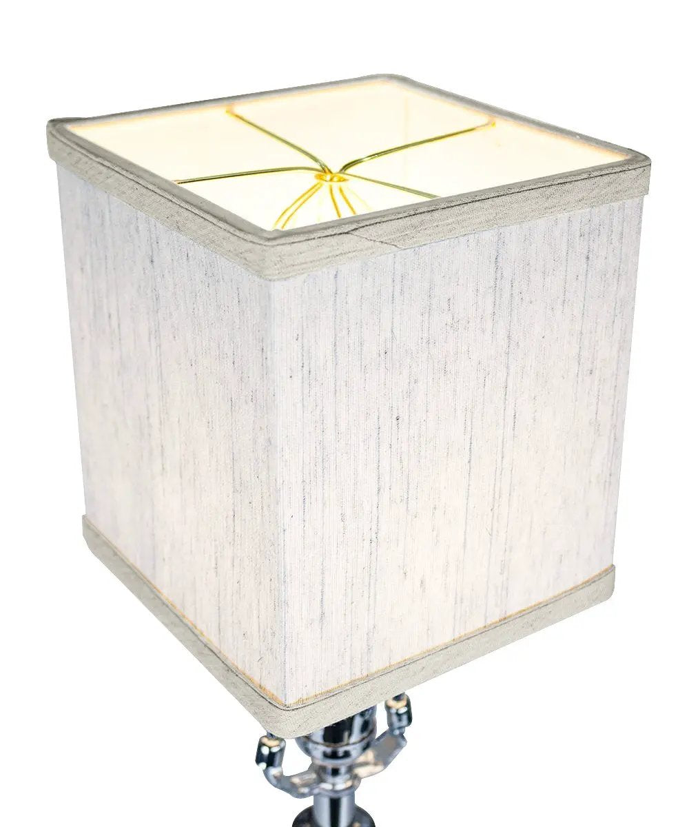 Rectangular Drum Lampshade | 6X7 Inches | Textured Linen | Oatmeal