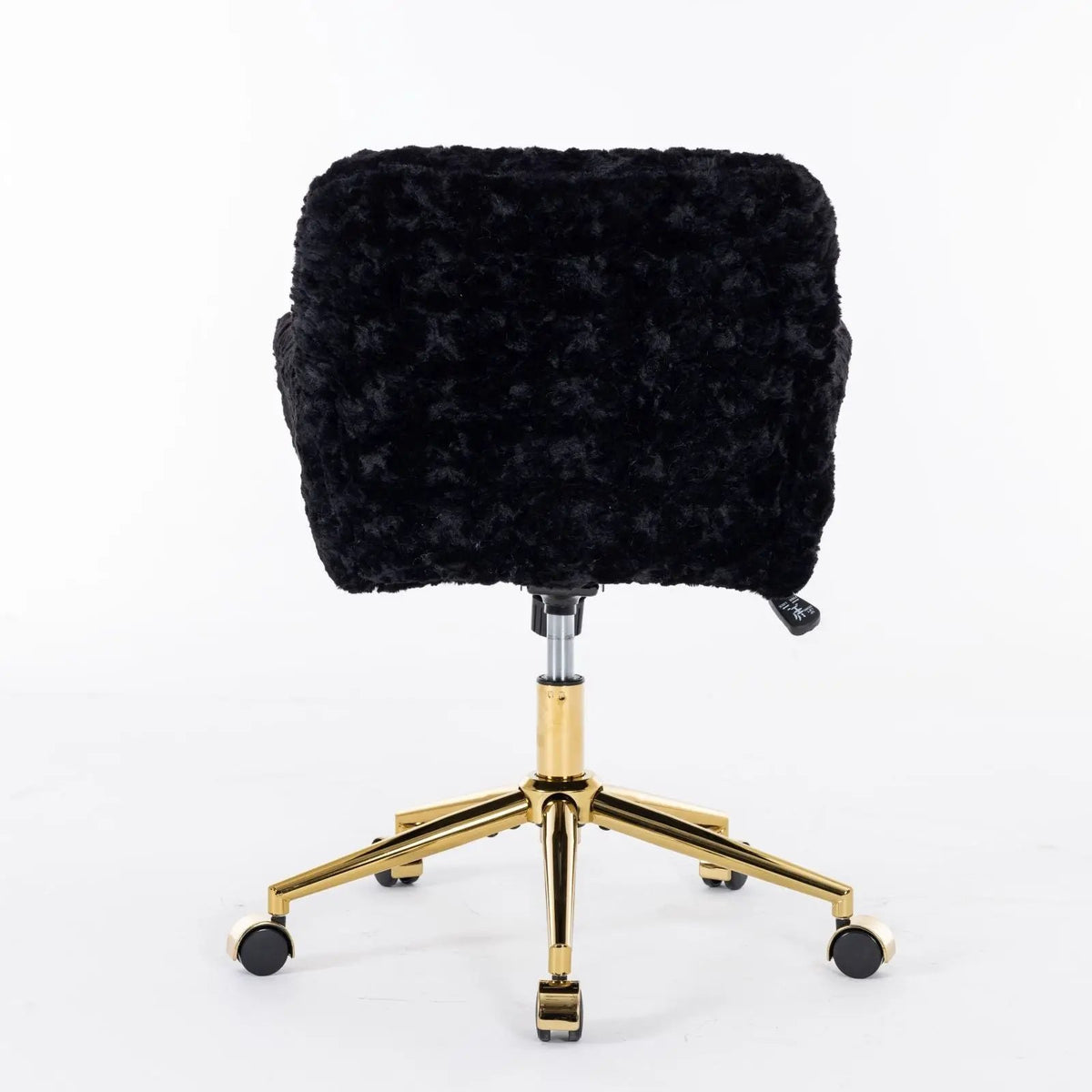 Office Chair | Adjustable Height | Reclining Faux Fur Seat | Large