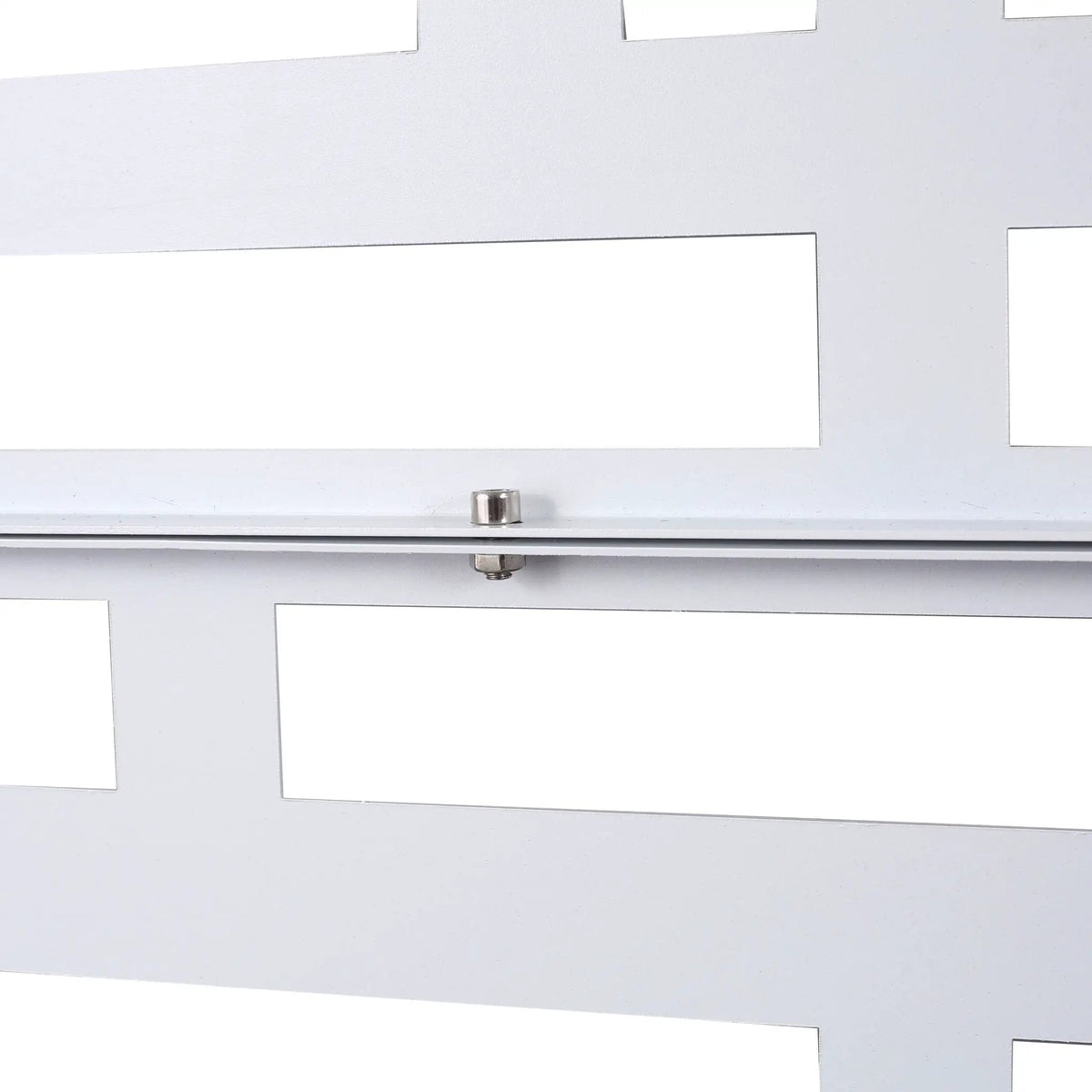 Metal Privacy Screen | Freestanding Frame | Rust Resistant | Indoor Use
