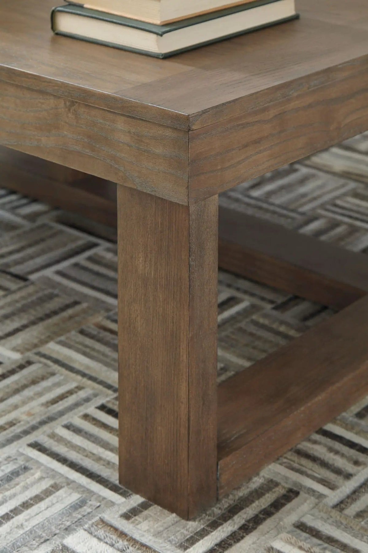 Cariton Rectangular Cocktail Table | 56 x 42 x 16.88 in | Engineered Wood | Gray