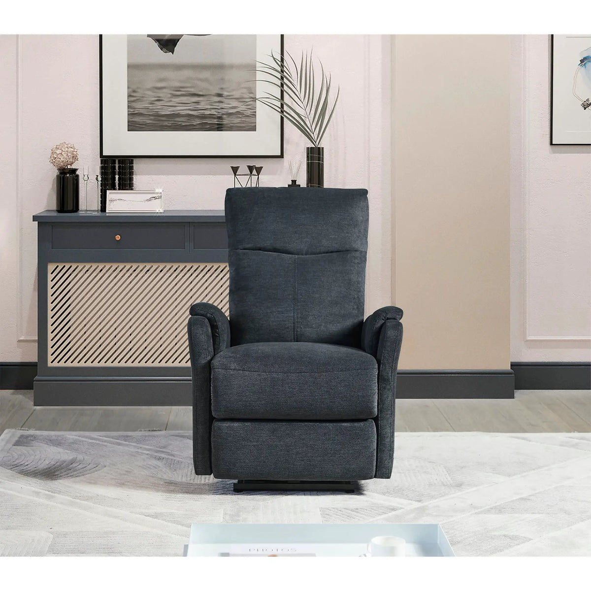 Power Recliner Chair | USB Charge Port | Modern Design | Compact Lightweight Single Chair