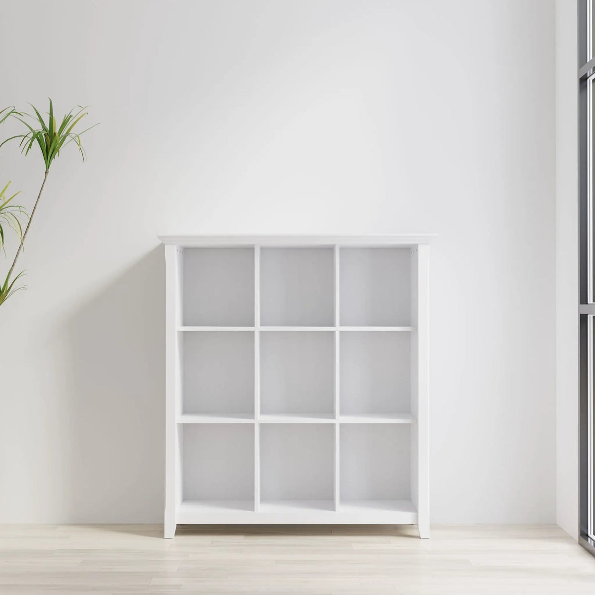 Acadian Cube Storage | Handcrafted Solid Wood | Twelve Large Cubbies | 57 Inch Width