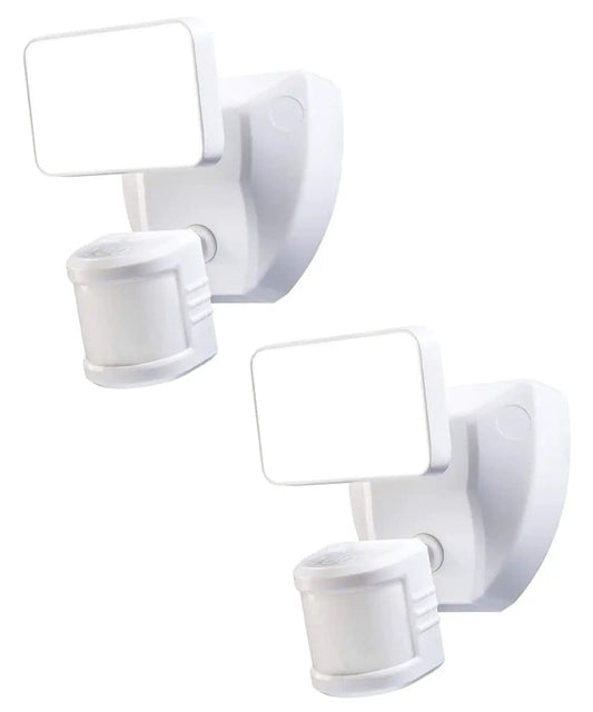 Led Motion Sensor Flood Light | 180 Degree | Voice Activated | White