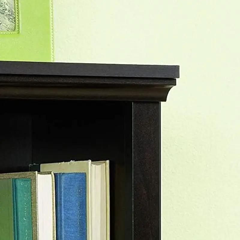 Three Shelf Bookcase In Jamocha Wood Finish 35.28In L 13.23In W 43.78In H from PriceLows™