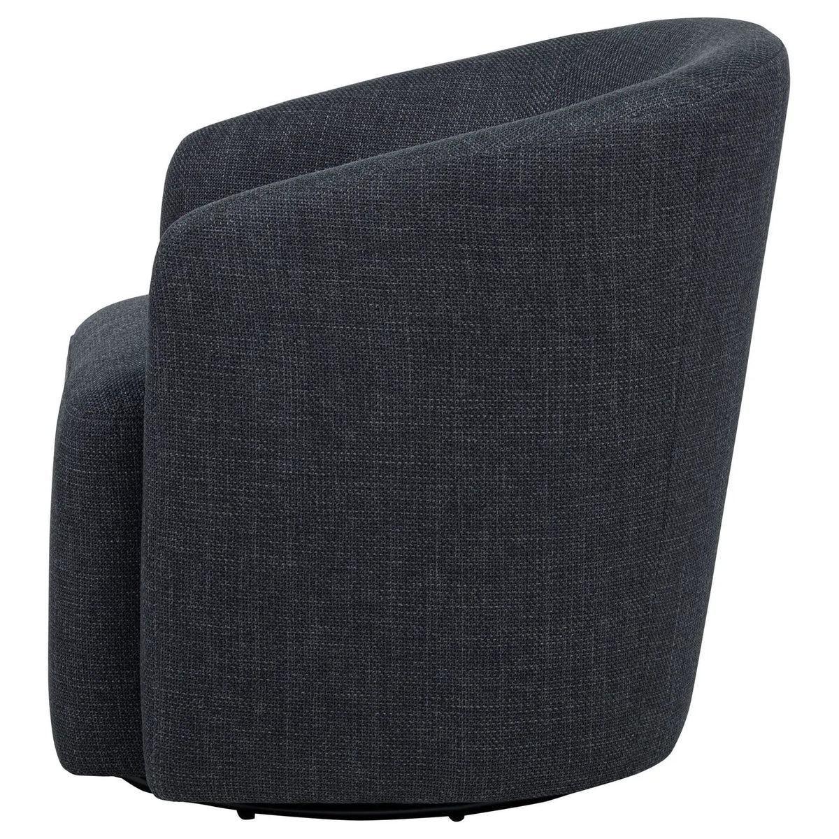 Mossbrook Fabric Upholstered Swivel Accent Chair Anthracite | 29.25 x 29.25 x 31.5 in | Fabric | Living Room