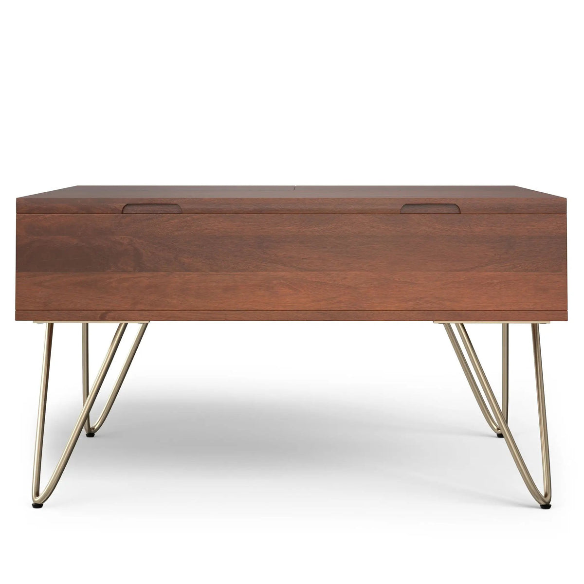 Hunter Lift Top Coffee Table | Handcrafted Solid Mango Hardwood | Split Lift Top | Large Storage Area