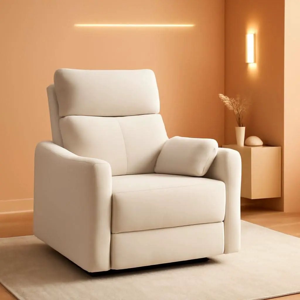 54 Inch Power Recliner Chair With USB Type C Ports Gray from PriceLows™