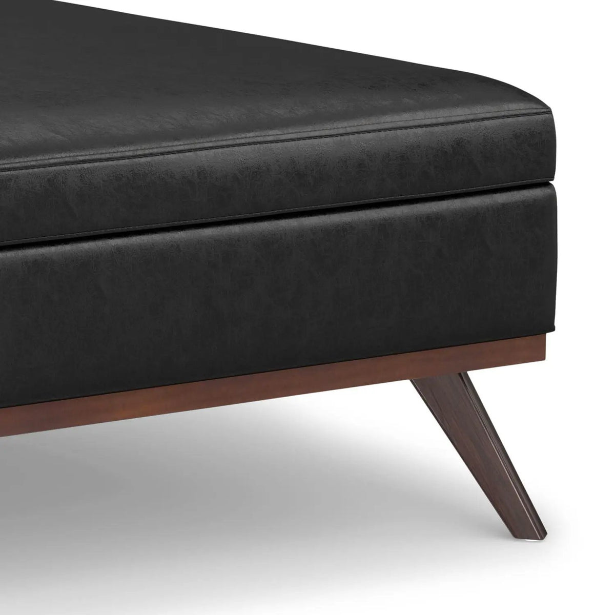 Owen Square Coffee Table Storage Ottoman | Hydraulic Lift-Up Lid | Multifunctional | 35.8 Inch Width