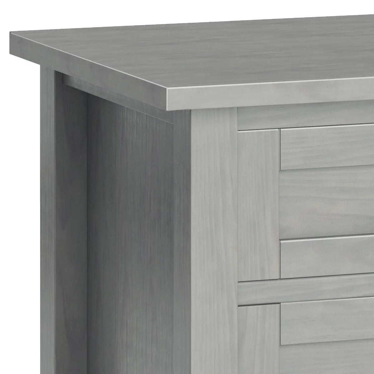 Warm Shaker Bedside Table | Handcrafted Solid Wood | NC Lacquer Finish | Multipurpose Design