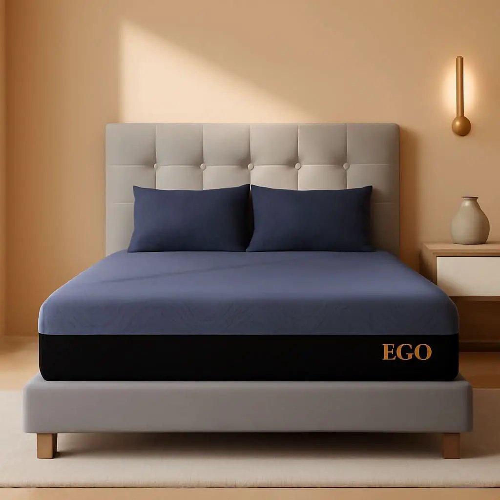 Queen Memory Foam Mattress Charcoal Premium Orthopedic from PriceLows™