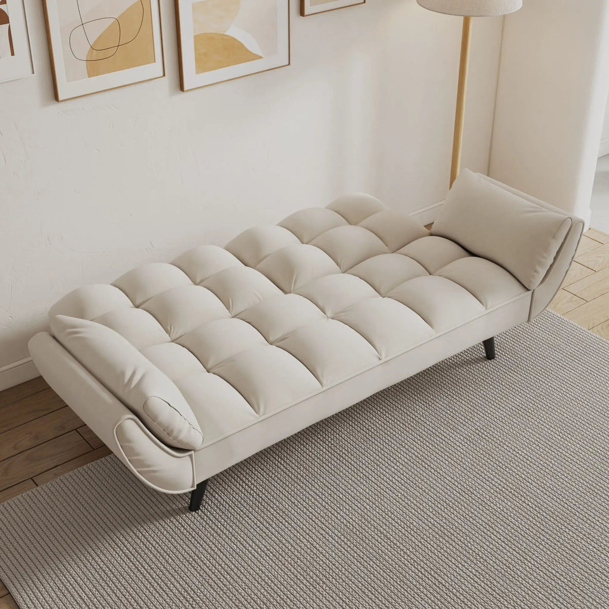 Convertible Sofa | Two Seater | Adjustable Back | Compact