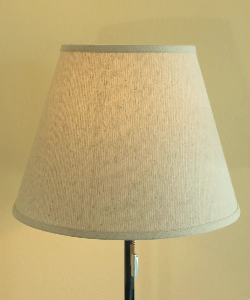 Hardback Empire Lamp Shade | Linen Fabric | Steel Frame | 16 By 12 Inches