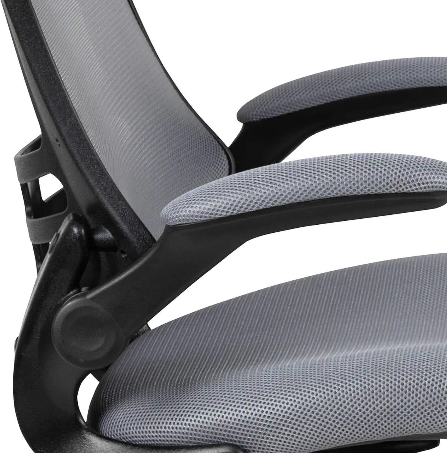 Kelista Dark Gray Mesh Mid Back Office Chair For Desk from PriceLows™