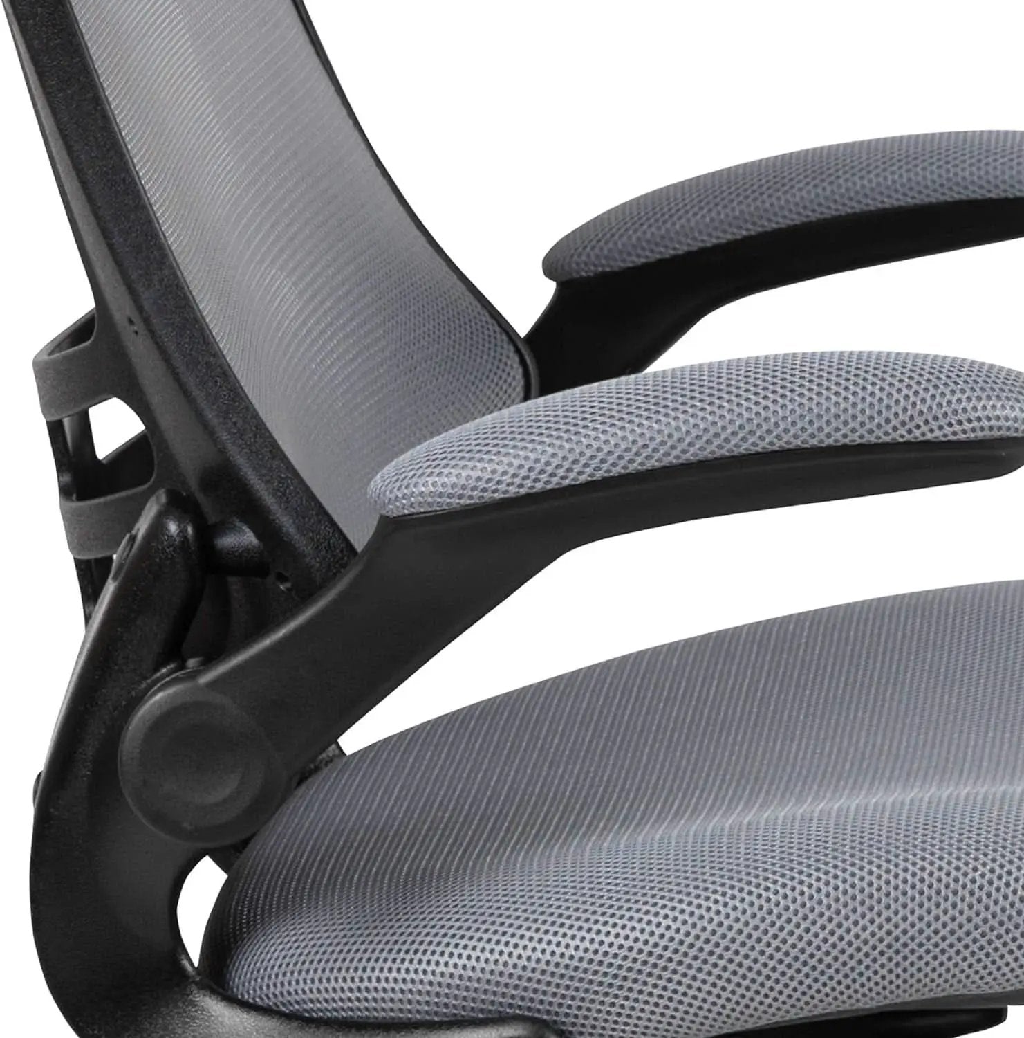 Kelista Dark Gray Mesh Mid Back Office Chair For Desk from PriceLows™