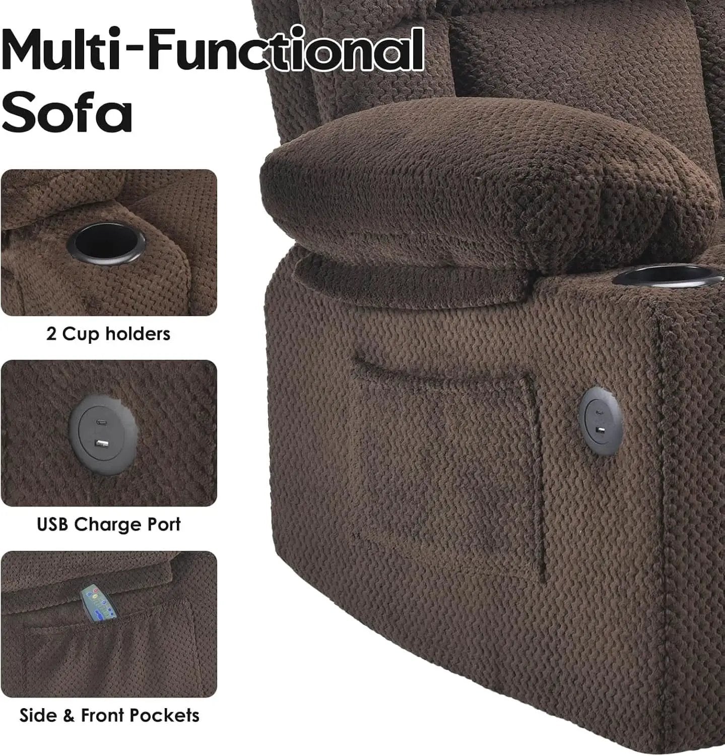 Power Lift Recliner Chair With Massage And Heat For Elderly from PriceLows™