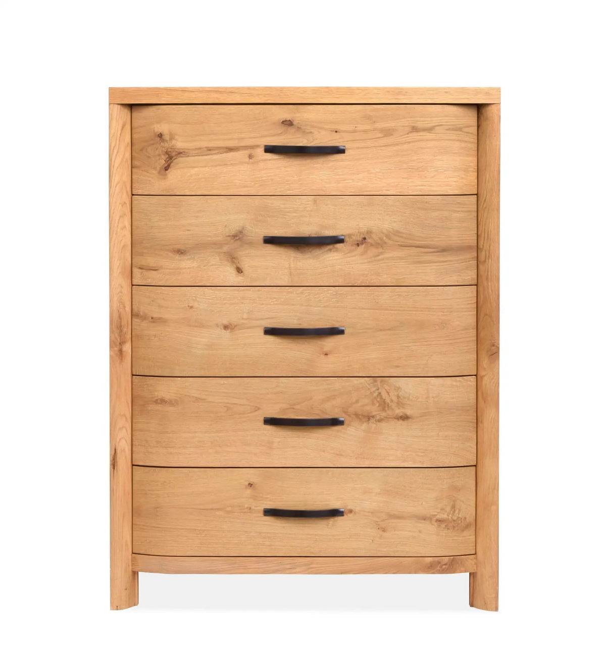 Laramie Drawer Chest | 18 x 40 x 54 in | Oak Veneer | Honey Wheat