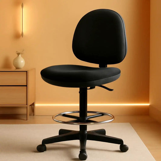 Pneumatic Adjustable Office Stool Black Multitask Ergonomic from PriceLows™