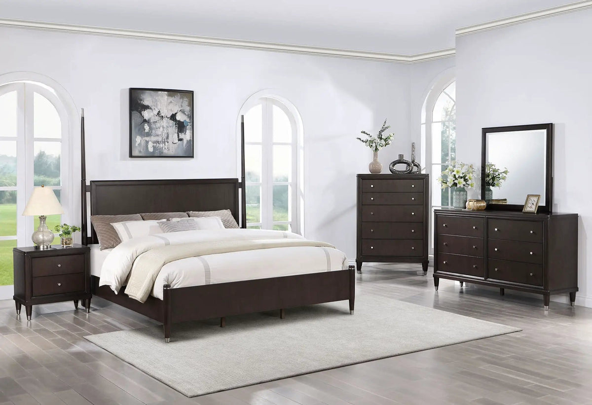 Emberlyn 5-piece Queen Bedroom Set | 5-Piece Set | Cedar | Brown