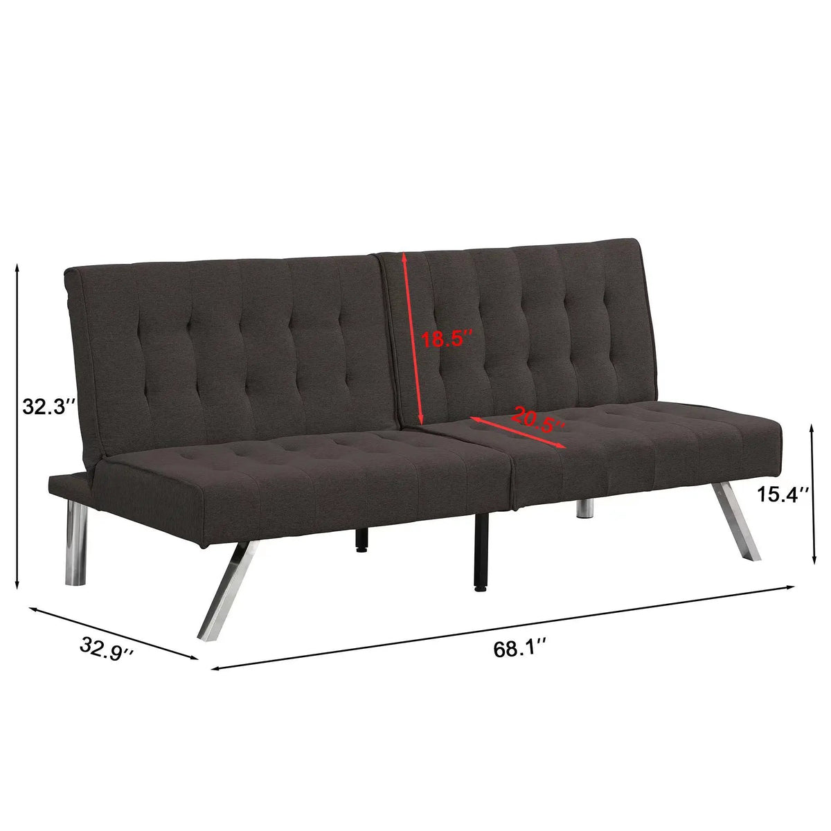 Futon Sofa Bed | Multi Functional | Space Saving Design | Standard Fit