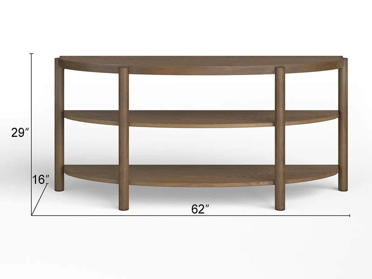 Hadleigh Demilune Sofa Table | 2 Pieces | Wood | Living Room